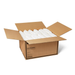 A large cardboard box with flaps open reveals multiple stacks of Medline Protection Plus Disposable Underpads inside—perfect for bulk orders or reviewing product specifications.