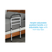 Nova Medical Home Bed Rail With Legs & Safety Handle 6094