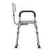 Nova Medical Shower & Bath Chair with Back & Arms & Hygienic Design side view