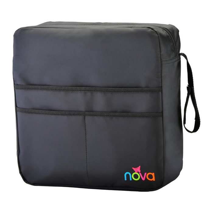 Nova Medical Mobility Storage Bags - Fits Folding Walker, Rollators, Wheelchairs and Scooters Black