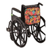 The BOHO Blossoms design for the Nova Medical Mobility Storage Bag can hang on the back of any wheelchair easily