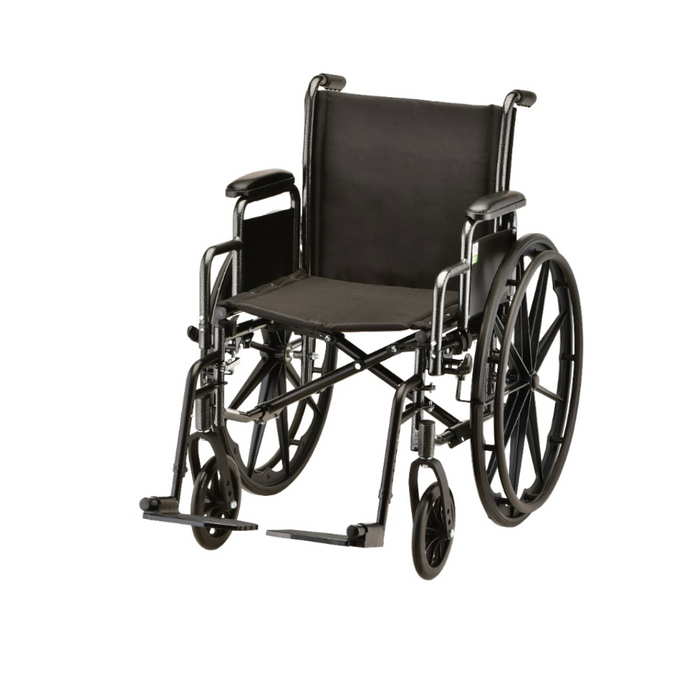 Nova Medical Steel Wheelchair with Detachable Desk Arms  - Open Box