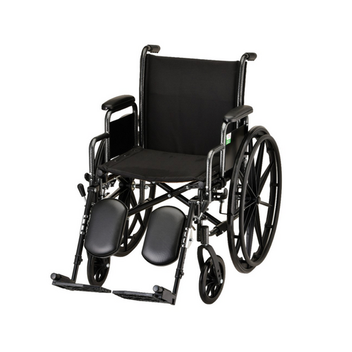 Nova Medical Steel Wheelchair with Detachable Desk Arms with elevating legrests