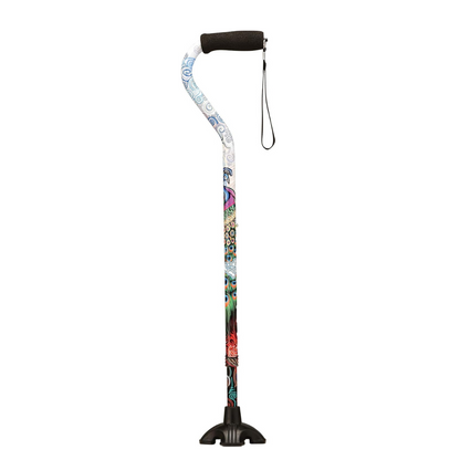 Nova Medical Stand Alone SugarCane with Quad Tip Proud Peacock
