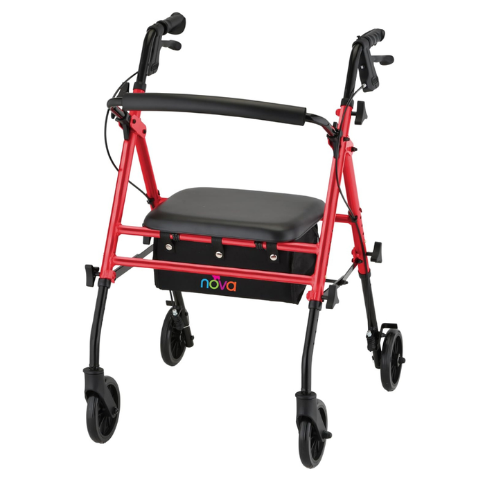 Nova Buzz KD Lightweight Folding Rollator - Open Box