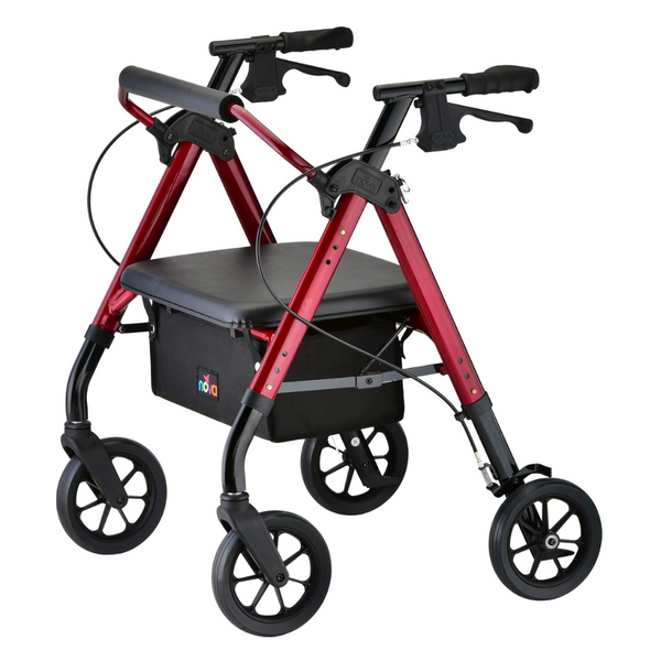 Nova Medical Star HD Bariatric Rollator Walker with Extra Wide