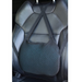 The Nova Medical Happy Collection offers a black car seat with contoured mesh lumbar support pillow, adjustable straps, and a textured back support gel cushion to enhance comfort and posture.