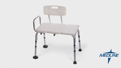 Medline Bariatric Transfer Bath Bench with Back