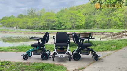 Golden Tech Ally Folding Power Wheelchair with Mobile App Control