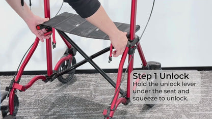 Rolloy Ultra Compact Master Rollator Walker