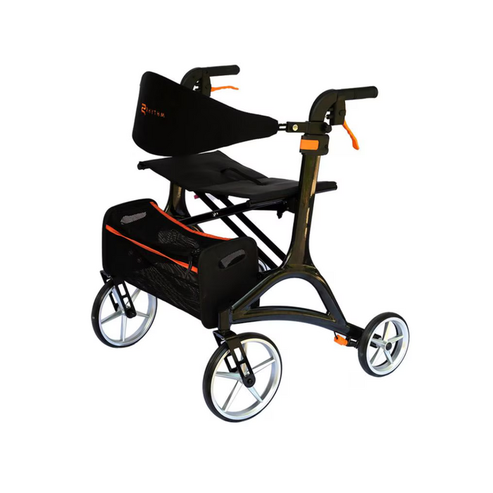 Rhythm Bariatric Crescendo Folding Rollator - Open Box