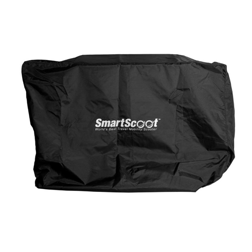 The SmartScoot & HandyScoot Mobility Scooter Accessories include a black, waterproof nylon cover for scooters with SmartScoot and Worlds Best Travel Mobility Scooter in white, plus an optional cup-phone holder for on-the-go convenience.