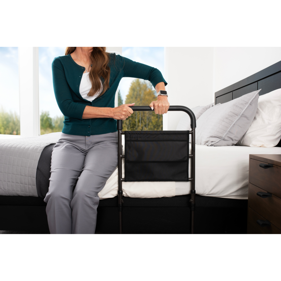 Stander Stable Rail - Bedside Standing Aid with Extendable Legs