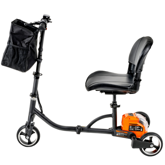 side view of the SuperHandy Passport Power Mobility 3-Wheel Scooter