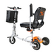 The arm rests go up and down on the SuperHandy Passport Plus Portable Power Mobility Scooter GUT140