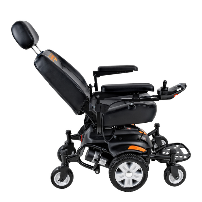 The SuperHandy GoRide CRX Powerchair  fully reclined